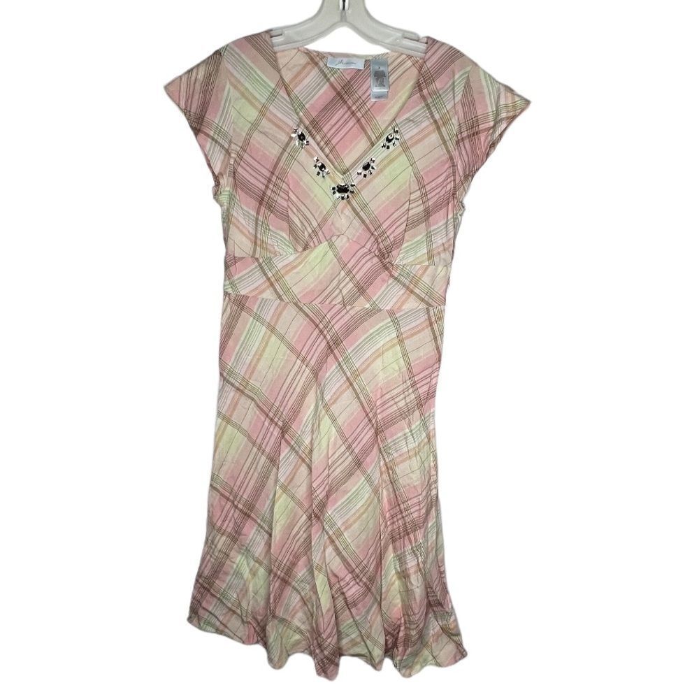 Vintage JH Collectibles Linen Blend Dress‎